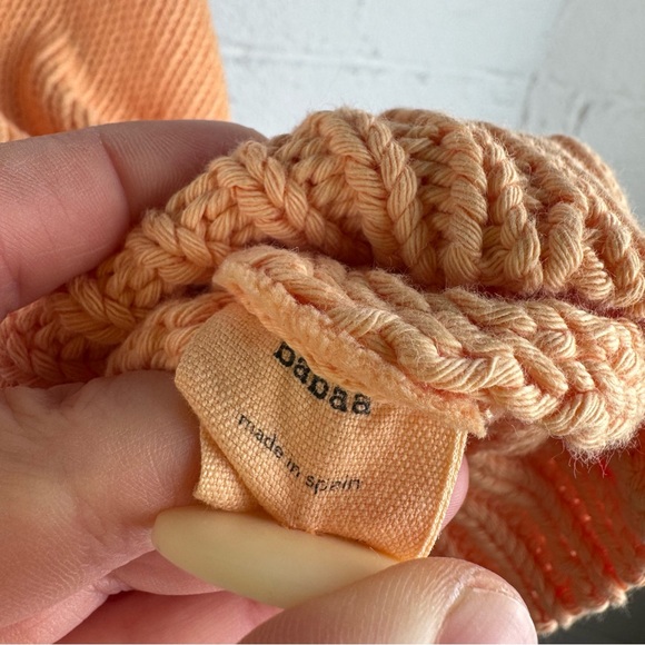 Babaa cardigan no 22 in cantaloupe cotton - Picture 9 of 10